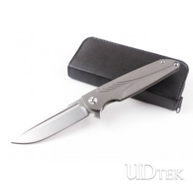  2015 Strider Awards knife Typhoon folding knife grey Titanium D sharp knife UD402319